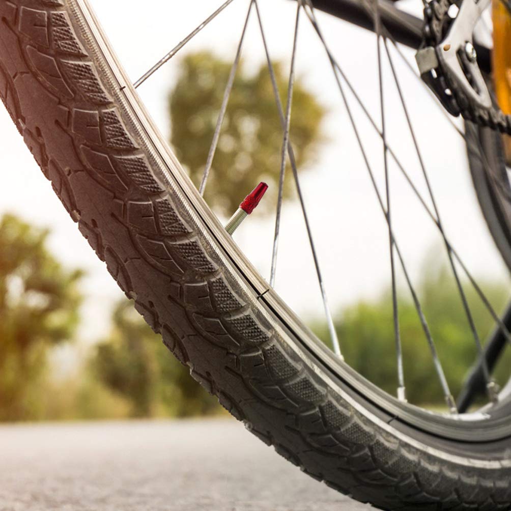 30pcs Aluminum Alloy Bike Tire Valve Dust Caps - Premium Bicycle Tire Stem Caps for Mountain/Road Bikes - Perfect for Cycling, Commuting & Outdoor Sports