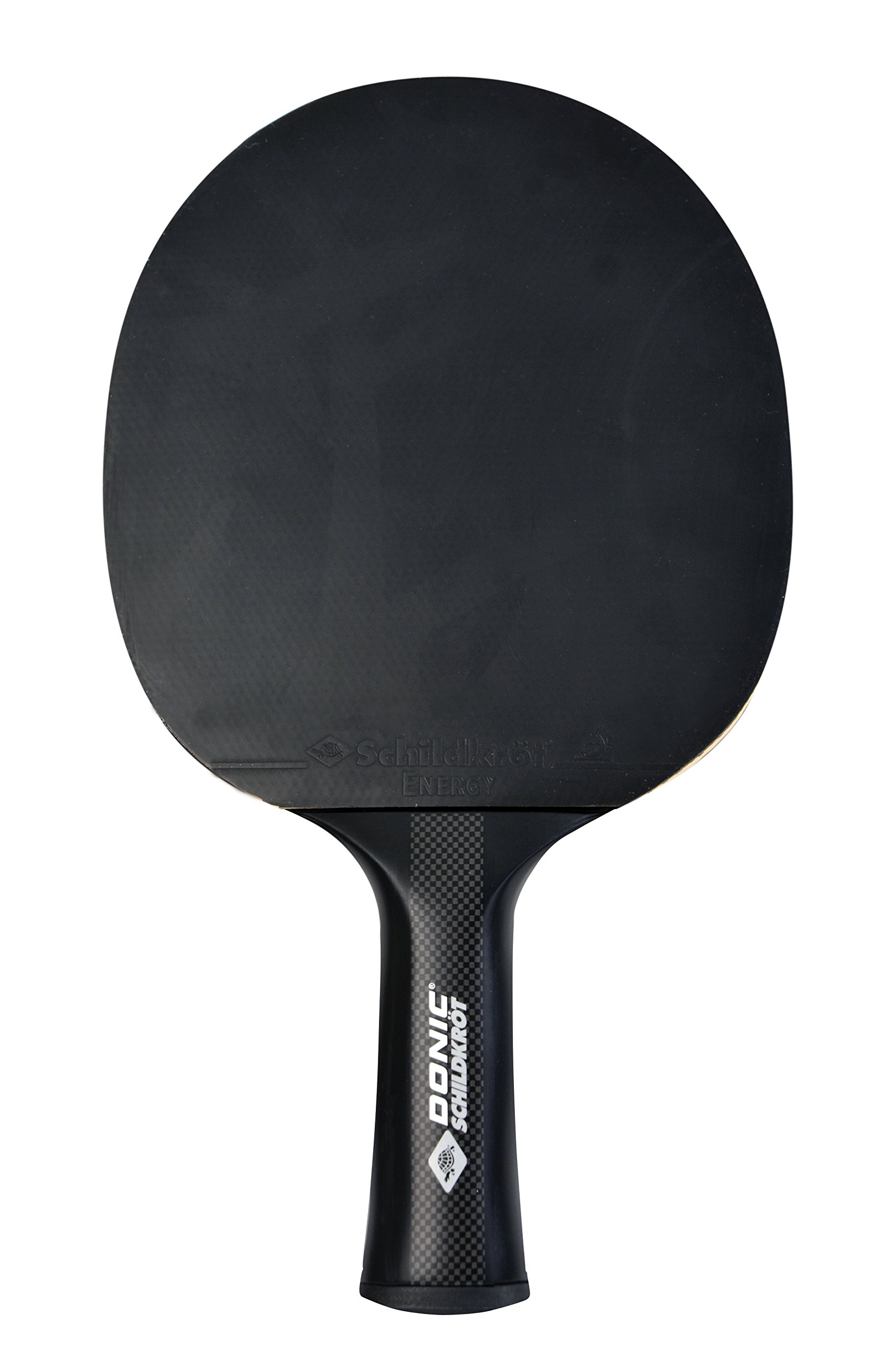 CarboTec 3000 Professional Table Tennis Racket - 50% Carbon Fiber Blade with Concave Handle & 2.1mm Sponge - ITTF Approved (Model 758214) for Tournament Play & Training