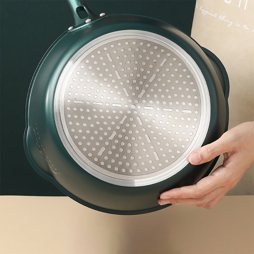 Premium Paisley Aluminum Saucepan - Non-Stick Cooking Pot with Lid - Perfect for Boiling, Steaming & Sauce Making - Ideal for Home Kitchen & Camping Use