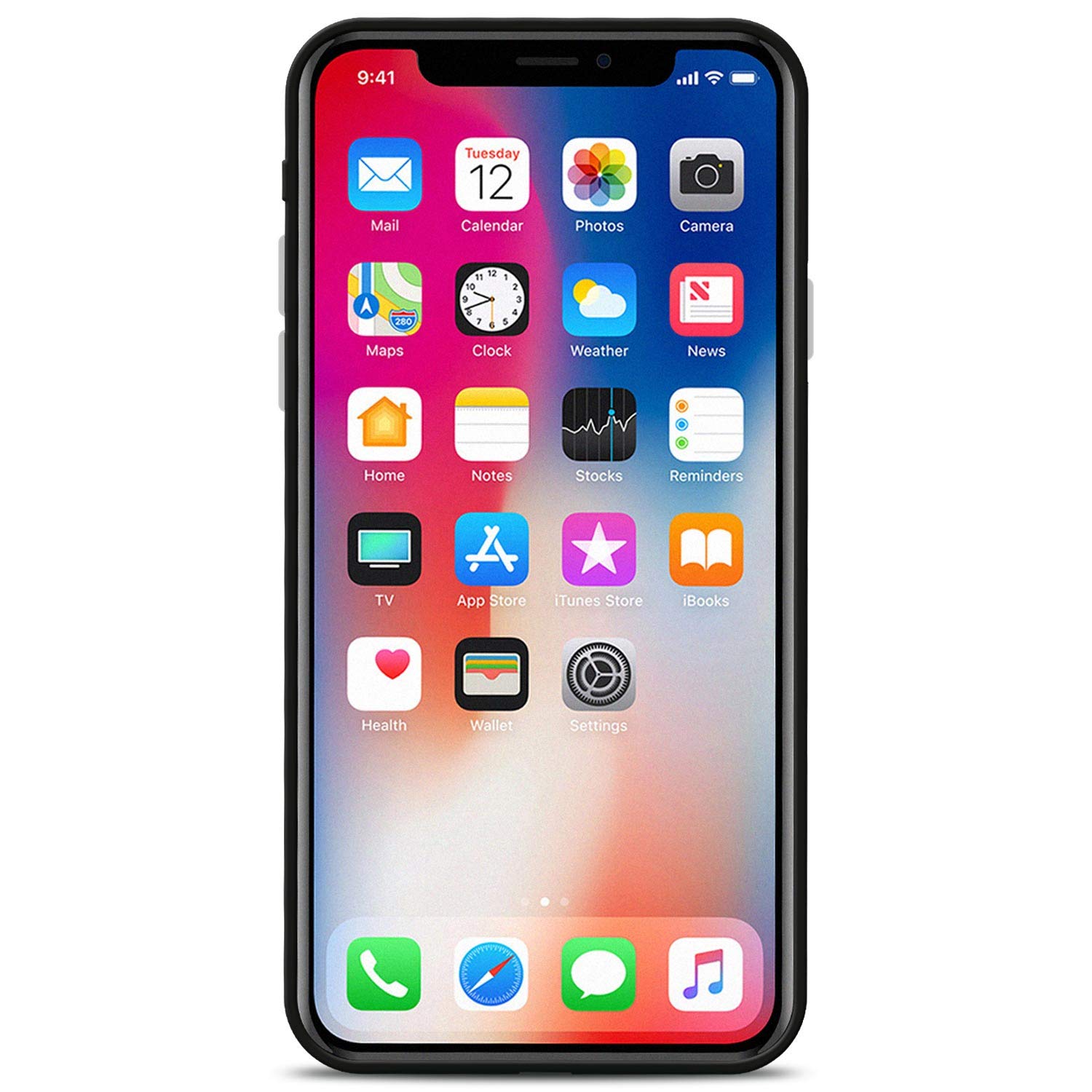 Vegan Leather iPhone X/Xs Wallet Case with Credit Card Holder - Slim Fit Protective Phone Cover for Apple iPhone X & Xs | Daytripper Series | Perfect for Travel, Work & Daily Use