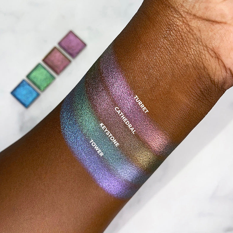 Pastel Multichrome Eyeshadow Palette - Long Lasting Highly Pigmented Makeup for Day & Night Looks - Perfect for Parties, Weddings & Special Occasions