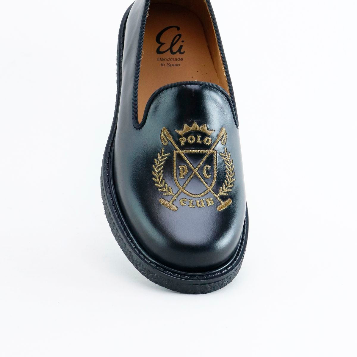 Papanatas Polo Club Embroidered Smoking Loafers - Classic Men's Casual Shoes for Golf, Business & Social Events