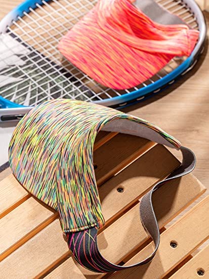 Women's Sun Visor Hats for Running & Sports - Men's Quick Dry Golf & Tennis Visor Caps - Perfect for Outdoor Activities, Jogging, Beach & Summer Protection