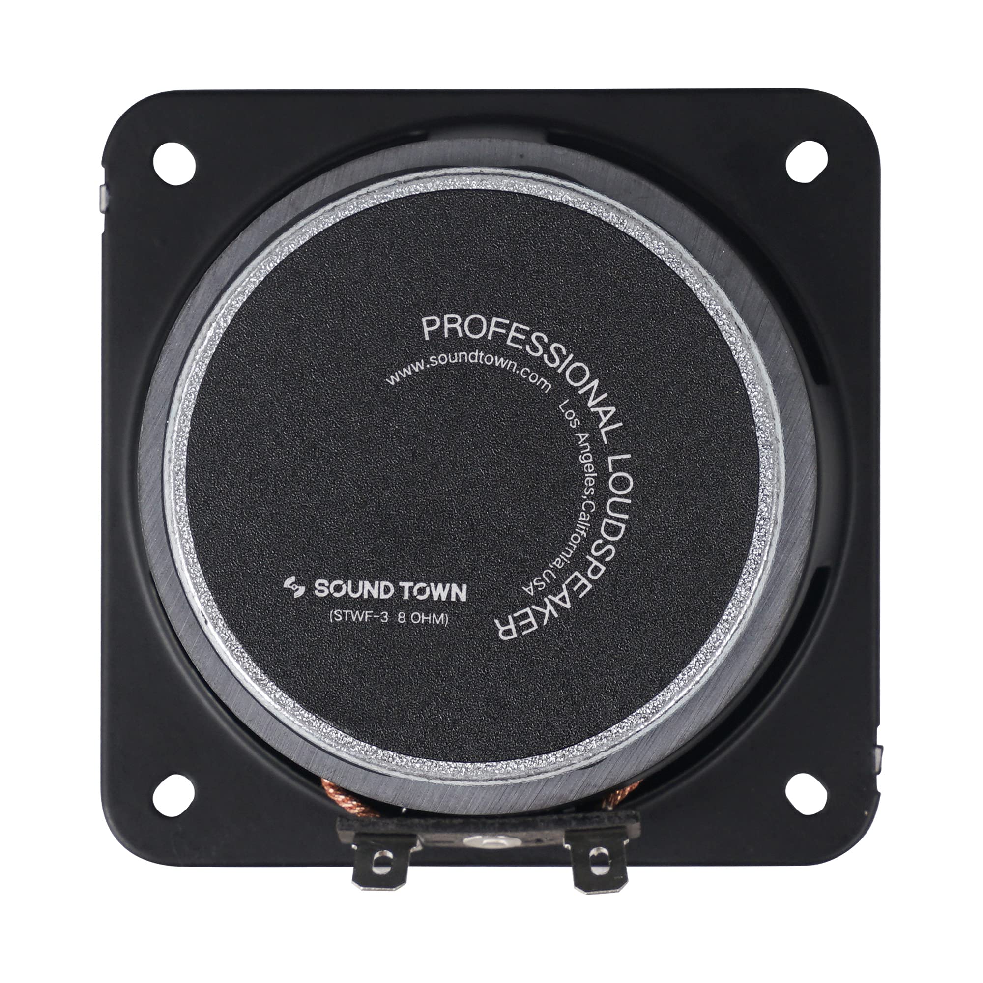 Sound Town STWF-3 4-Pack 3-Inch Full Range Speakers | High-Performance Replacement Drivers for PA, DJ, and Column Speakers | Ideal for Live Performances, Events, and Studio Monitoring