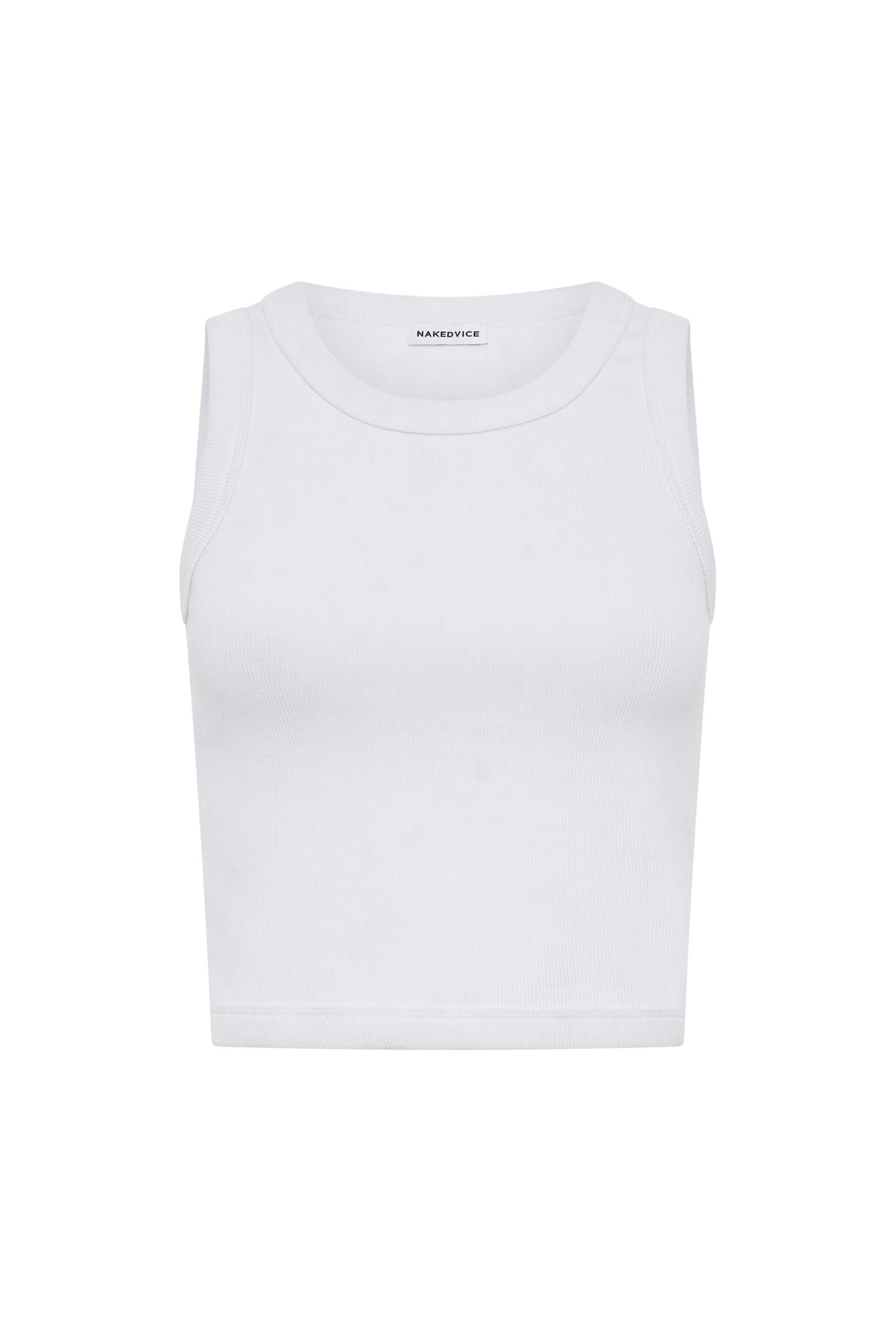 Polly Women's White Tank Top - Soft & Breathable Summer Casual Wear for Gym, Beach & Everyday Outfits