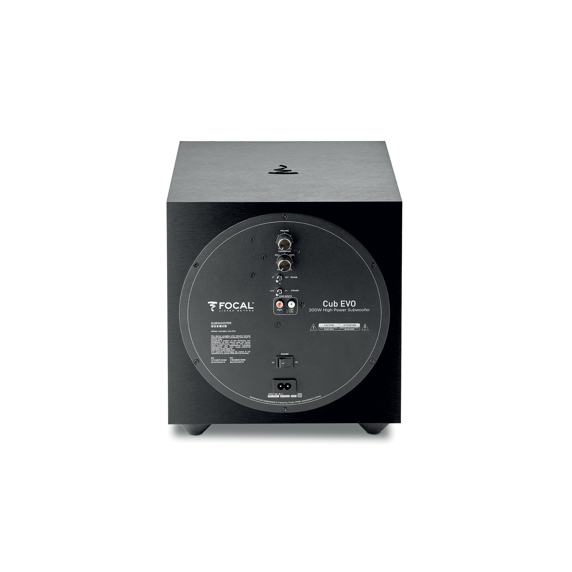 Focal CUB EVO Subwoofer - High Performance Car Audio Bass Speaker for Deep Sound | Perfect for Car Audio Systems, Home Theater, and Music Enthusiasts