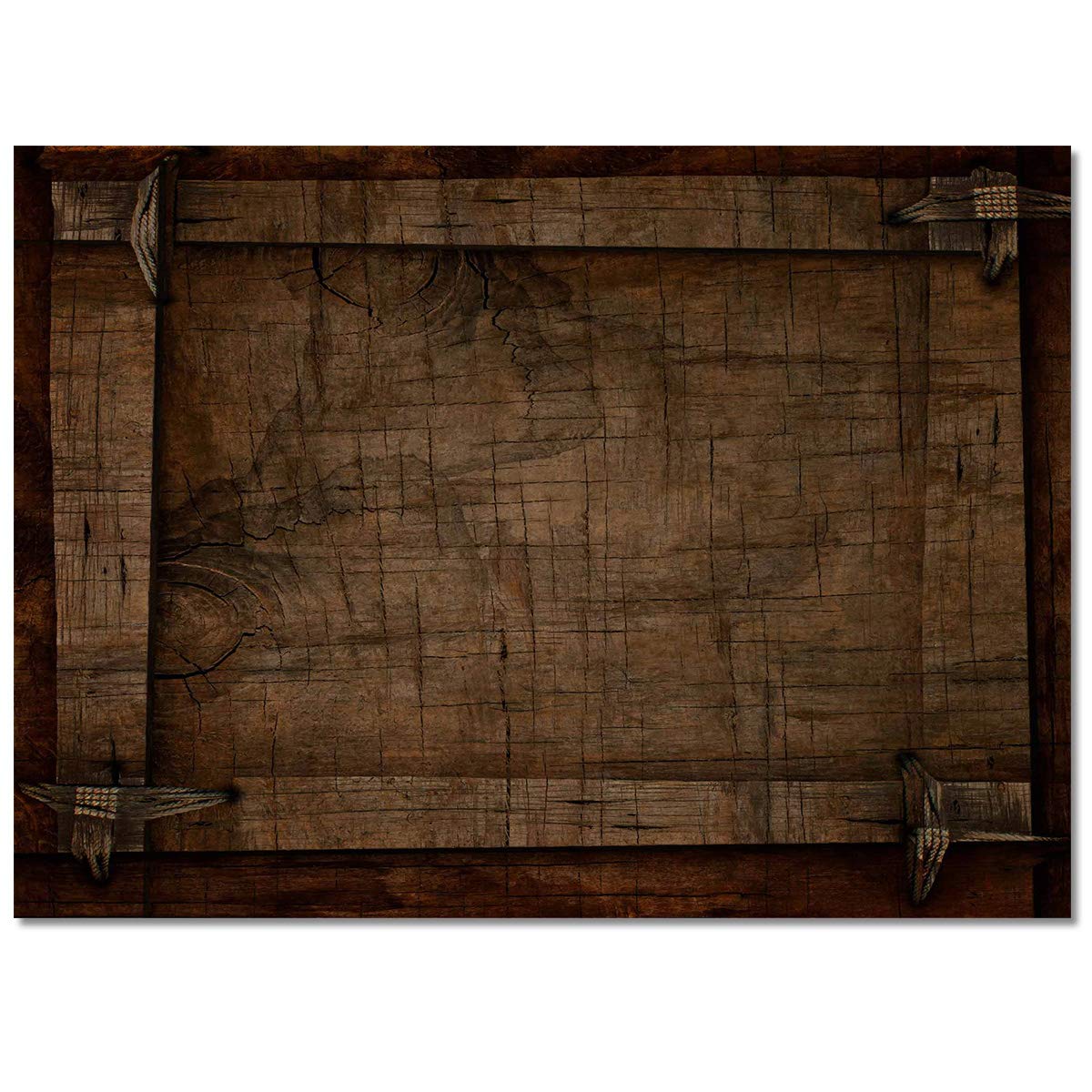 Pinkinco Vintage Farm Style Area Rug - Soft Rectangle Floor Carpet for Bedroom, Kids Playroom & Living Room - Non-Slip Door Mat with Wooden Texture - Perfect for Home Decor, Nursery & Cozy Spaces