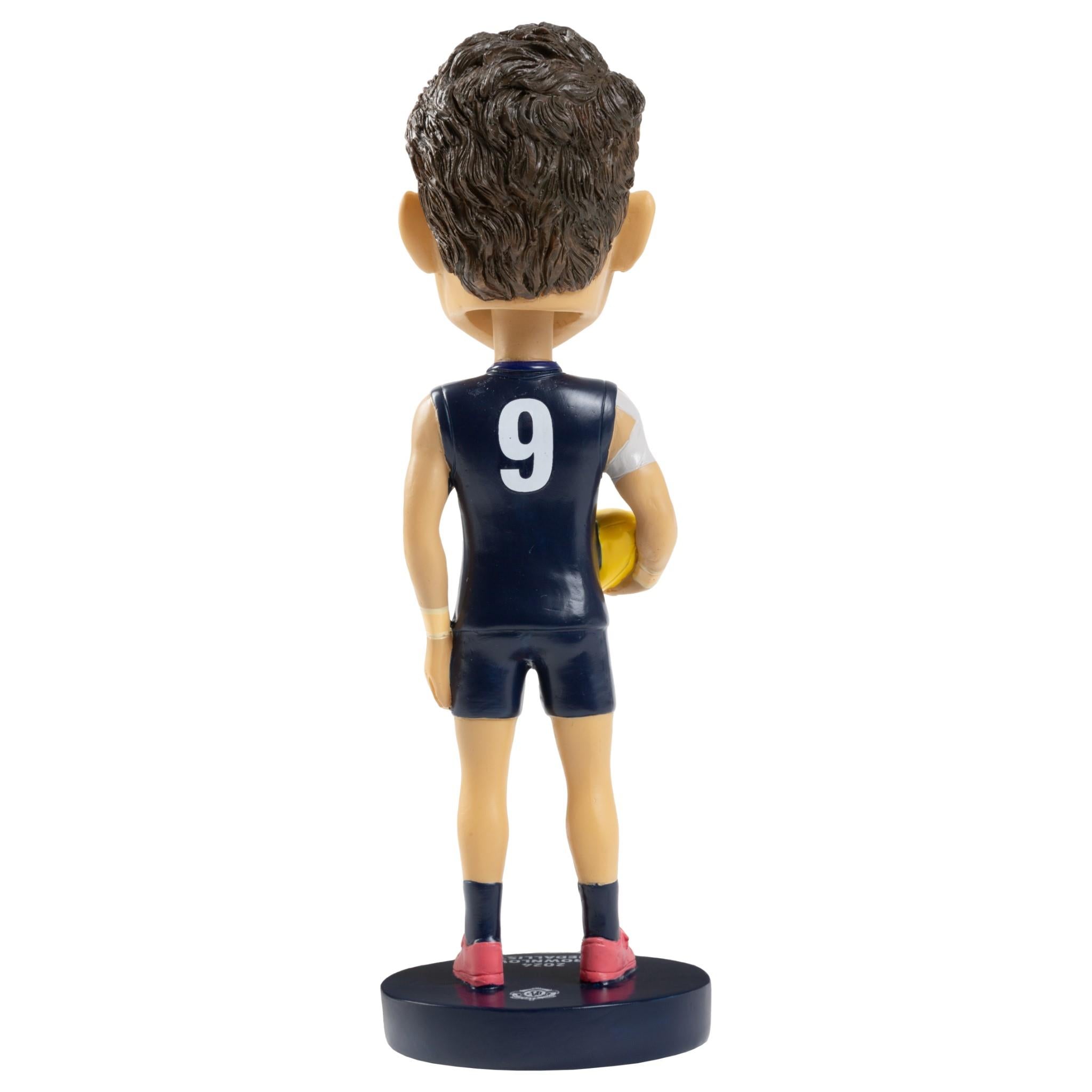 Carlton Blues AFL Patrick Cripps 2024 Brownlow Medalist Bobblehead - Perfect for AFL Fans, Sports Collectors, and Office Desk Decor