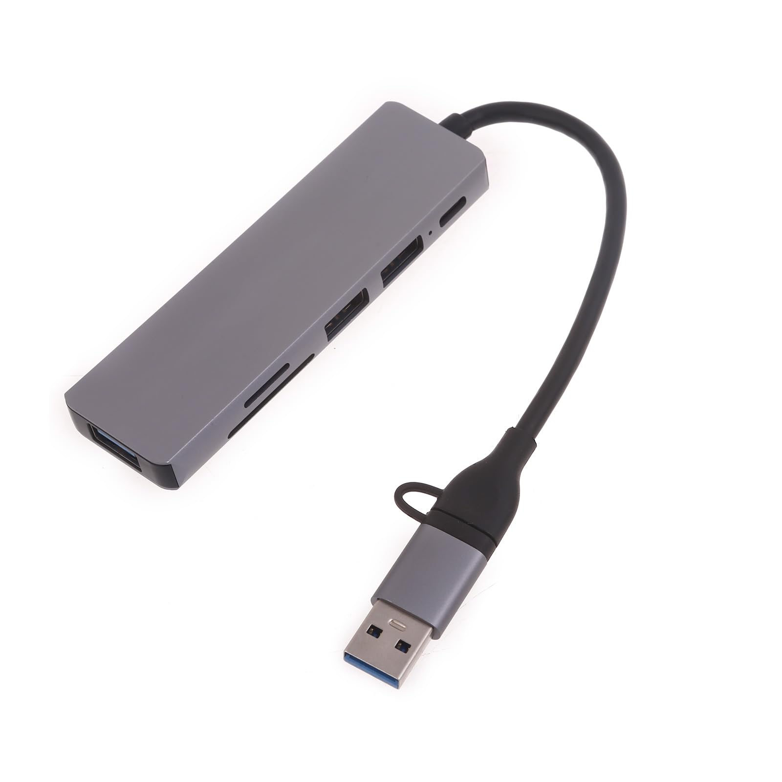 WELLDOER 6-in-1 USB C Hub with 4K HDMI, USB 3.0 Ports, SD/TF Card Reader - USB C Docking Station for MacBook Pro/Air, Dell XPS, HP Laptop - Perfect for Home Office, Travel & Multi-Screen Workstations