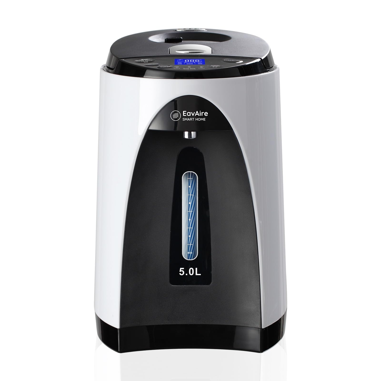 Electric Water Boiler Kettle with Temperature Display - 5L Capacity, Child-Safe Lock & Quick Boil Options - Perfect for Tea, Coffee & Shabbat Use in Home or Office