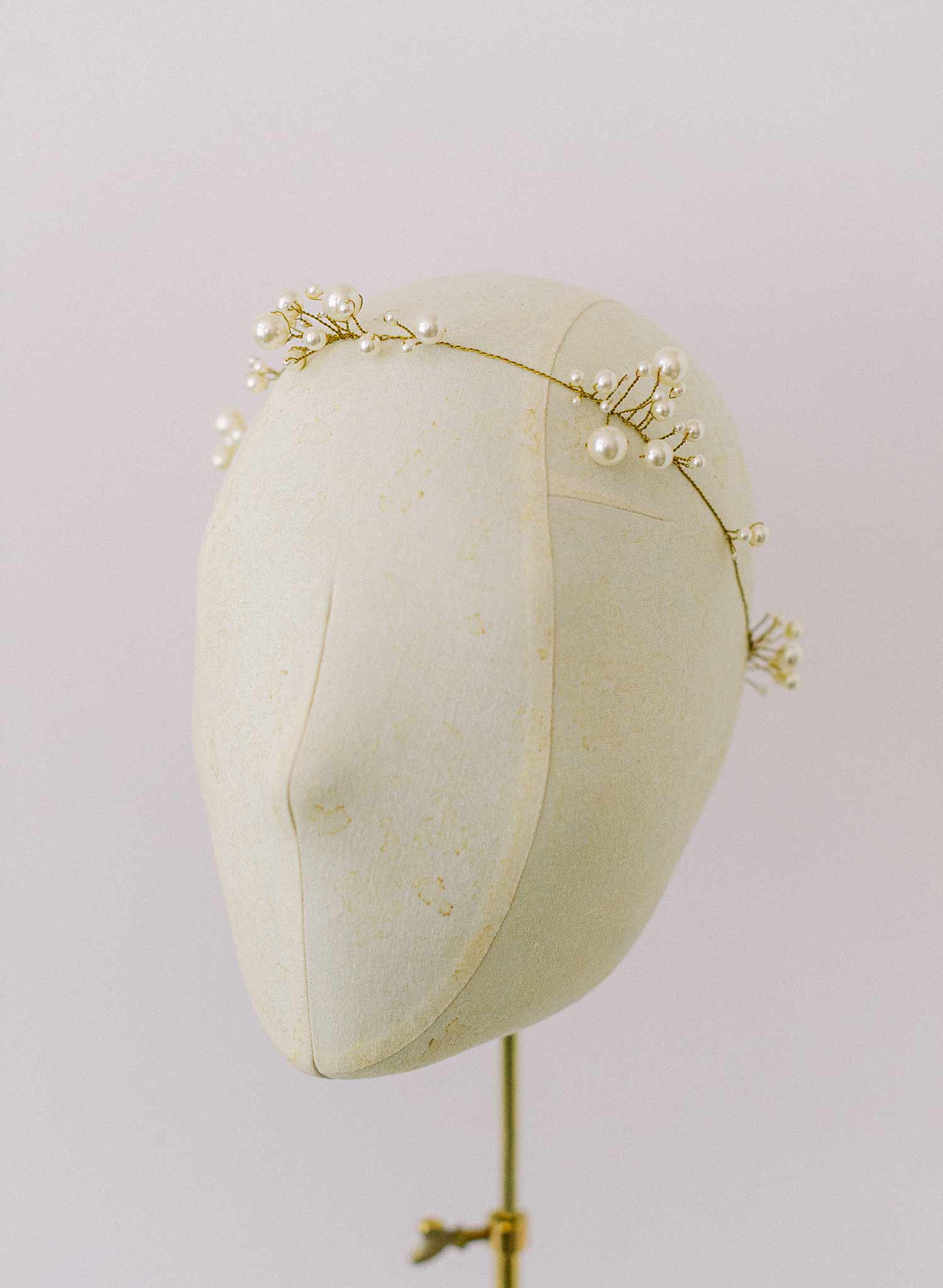 Elegant Raised Pearl Clusters Hair Vine Headpiece - Style #2345 | Perfect for Weddings, Proms & Special Occasions