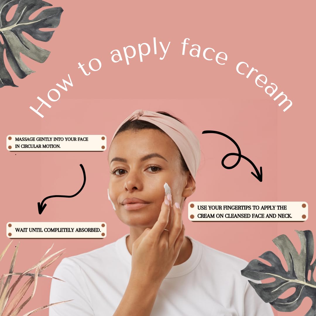 Vitamin C Face Cream for Brightening & Anti-Aging - Hydrating Day & Night Moisturizer for Glowing Skin - Perfect for Dry, Dull Skin & Dark Spot Treatment