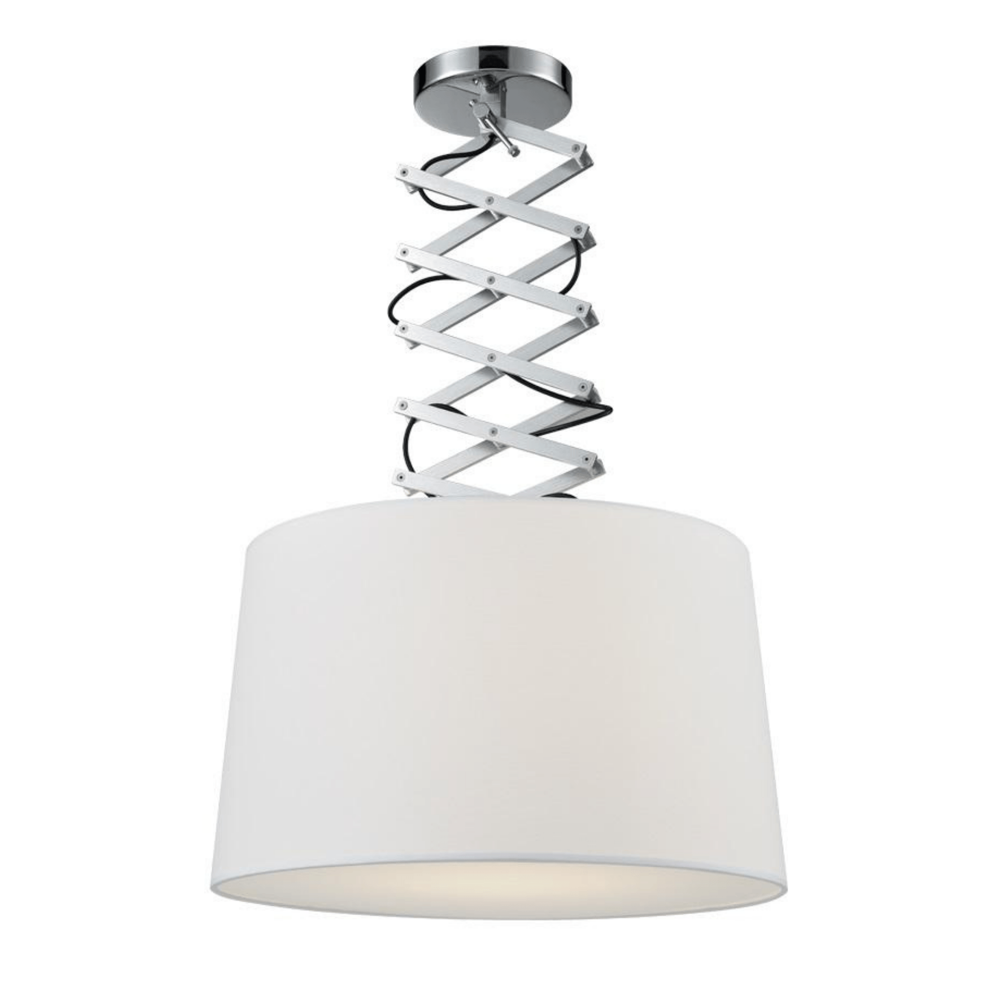 Adjustable Height Ceiling Light Fixture - Modern Dimmable LED Flush Mount for Living Room, Bedroom & Kitchen Lighting