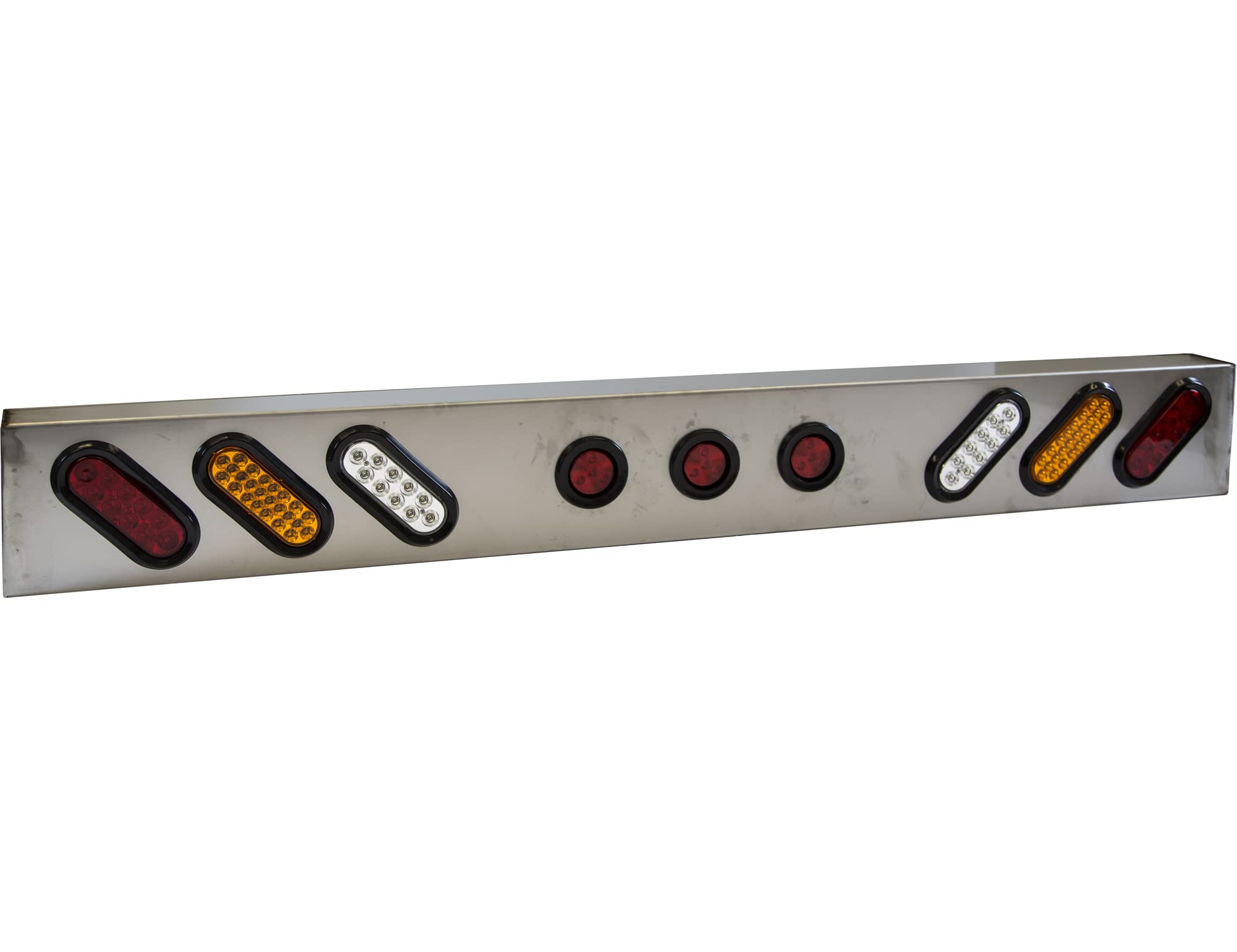 Buyers Products 8891168 66 Inch DOT-Compliant Spreader Light Bar Kit with Marker & Strobe Lights - Heavy Duty Truck Safety Lighting for Enhanced Visibility & Road Compliance | Perfect for Snow Plows, Dump Trucks & Work Vehicles