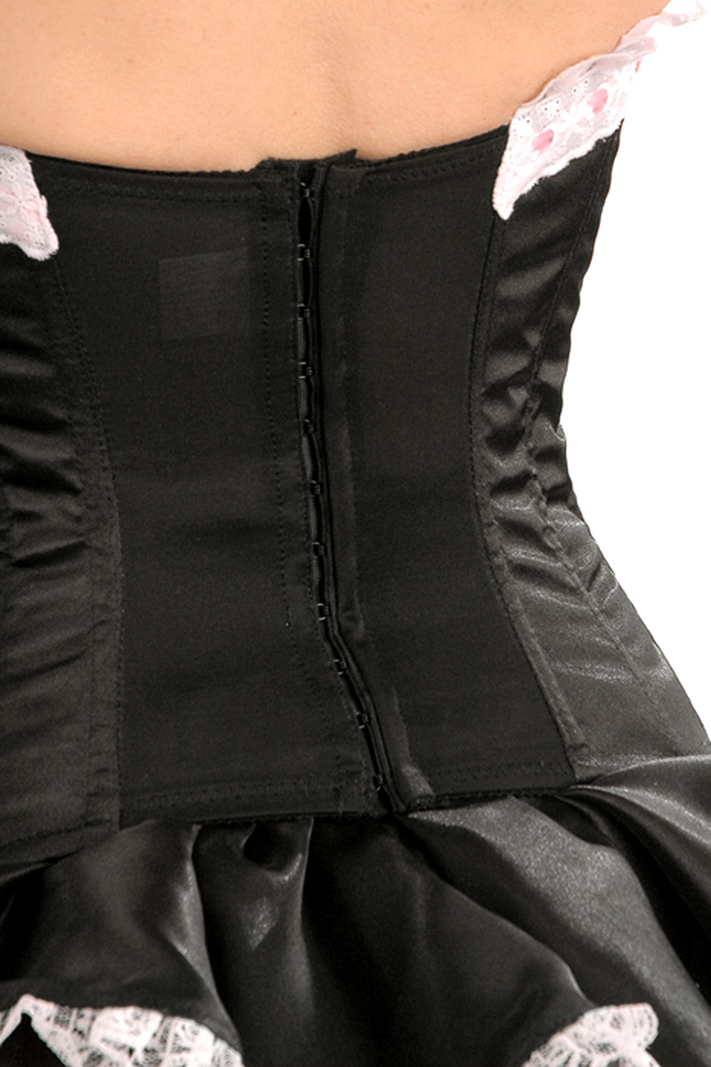 Elegant Maid Deluxe Corset - Waist Training Corset for Women, Shapewear & Body Shaper - Perfect for Cosplay, Lingerie & Burlesque Outfits