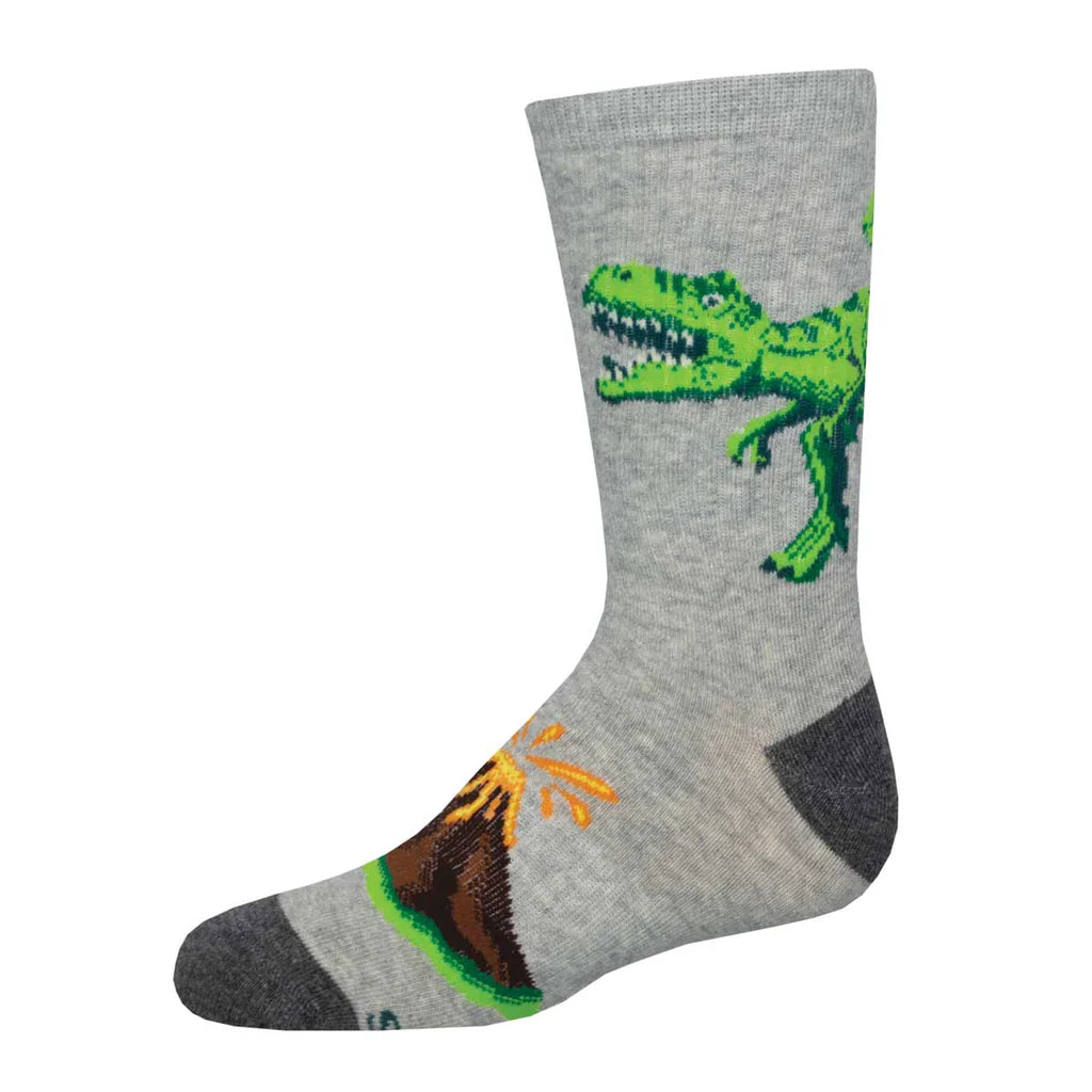 Socksmith Hear Me Roar Novelty Socks - Fun Animal Print Crew Socks for Women & Men - Perfect for Gifts, Costumes & Everyday Wear