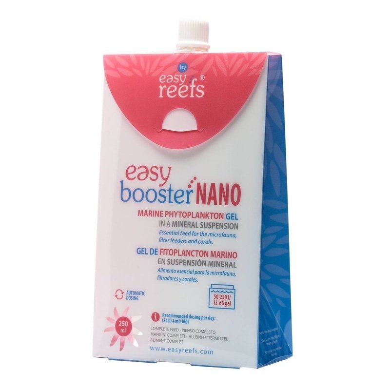 Easy Reefs EasyBooster NANO 250ml - Premium Coral Food Supplement for Saltwater Aquariums | Enhances Coral Growth & Coloration | Ideal for Nano Reef Tanks & Small Marine Aquariums