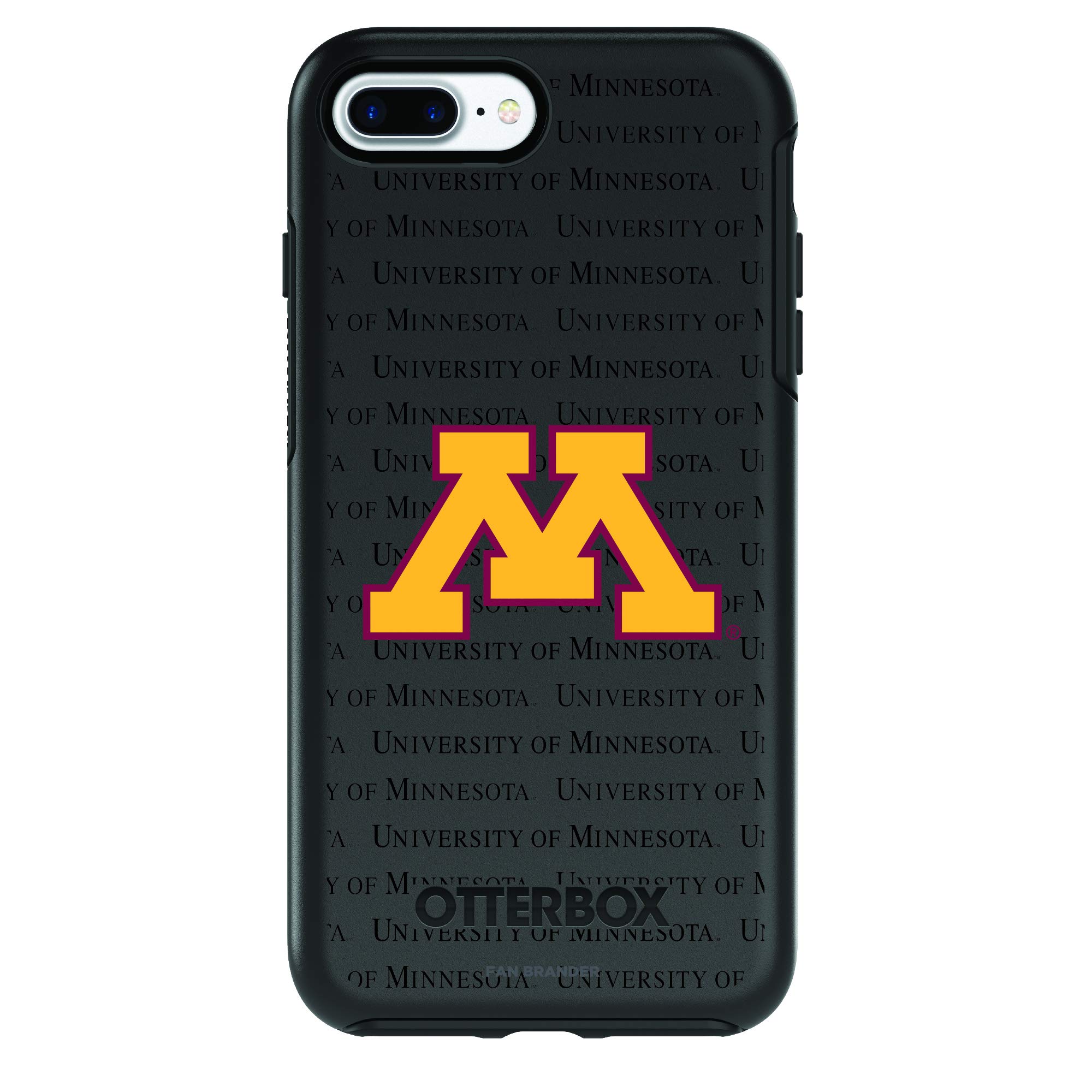 NCAA OtterBox Symmetry iPhone Case - Repeating Wordmark Design for Apple iPhone - Perfect for Sports Fans