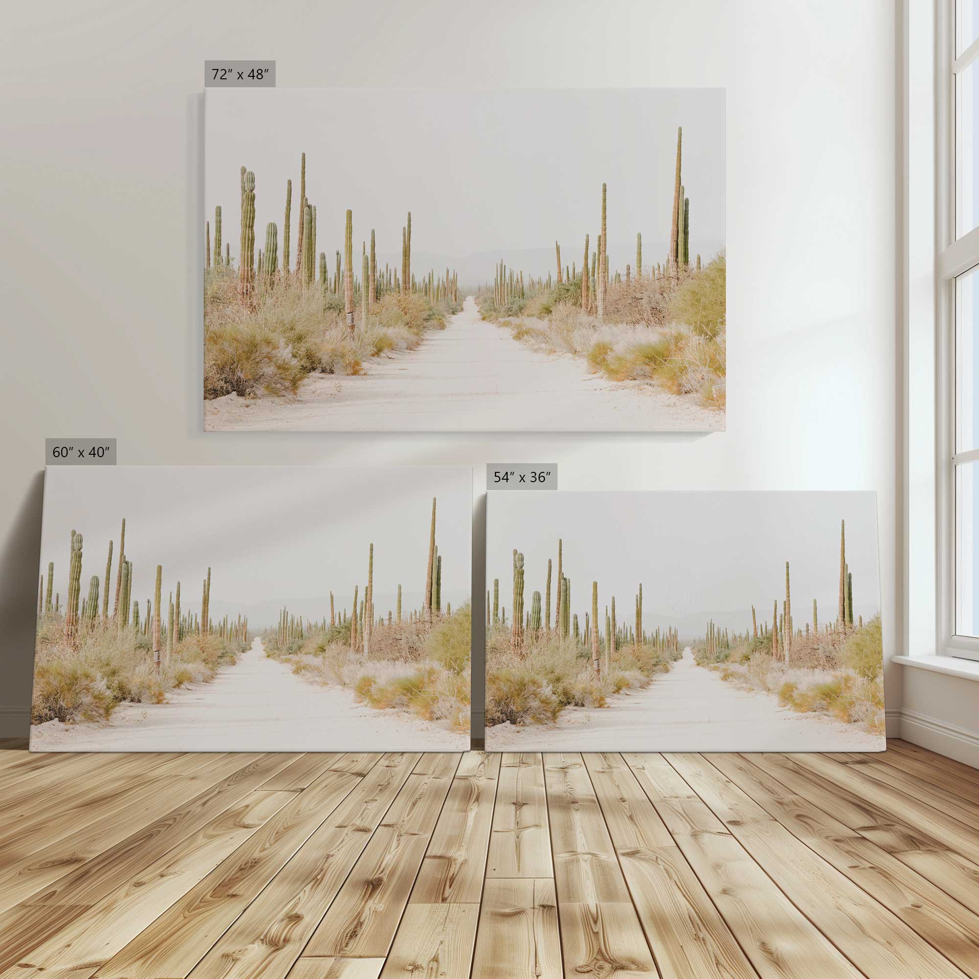 Desert Tranquility Large Canvas Print - Stunning Wall Art for Living Room, Bedroom & Office Decor - Perfect for Home & Commercial Spaces