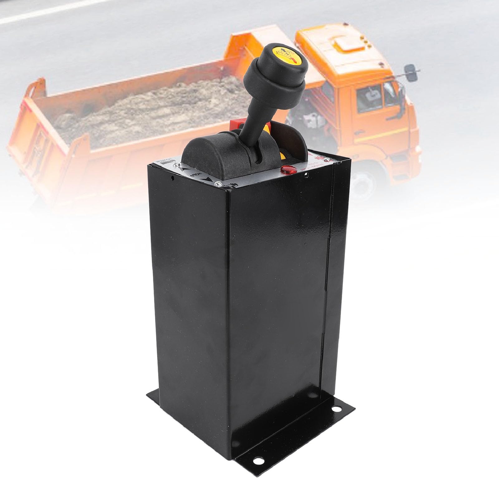 Heavy Duty Dump Truck PTO Control Valve - 6 Ports 4 Position Proportional Hydraulic Valve with PTO Switch for Smooth Tipper Operation - Perfect for Dump Trucks, Trailers & Construction Equipment
