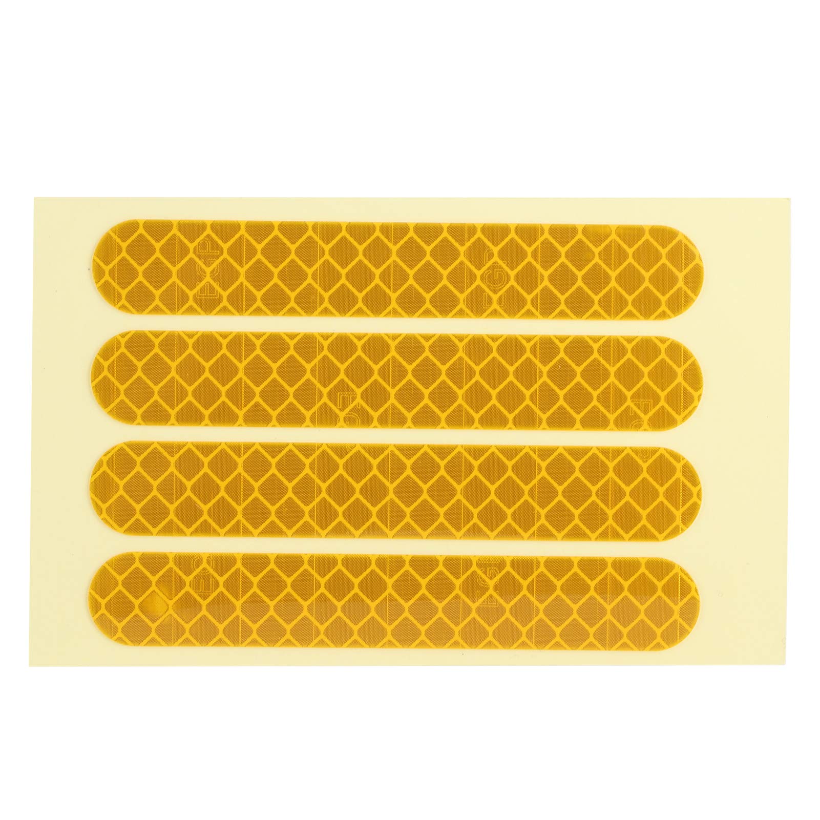 Keenso Electric Scooter Reflective Stickers - 4Pcs Rear Wheel Decals for Ninebot G30 - High Visibility Safety Stickers for Night Riding & Urban Commuting