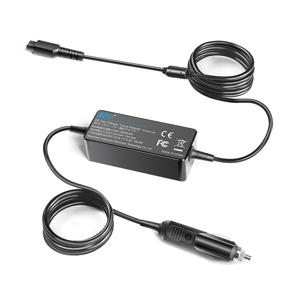 100W Universal Car Charger 12V-24V DC Power Adapter - Compatible with Lenovo, HP, Dell, Acer, Asus, MSI Laptops & LG, Sony, Samsung TVs - Ideal for Road Trips, Camping & Mobile Office Power Supply