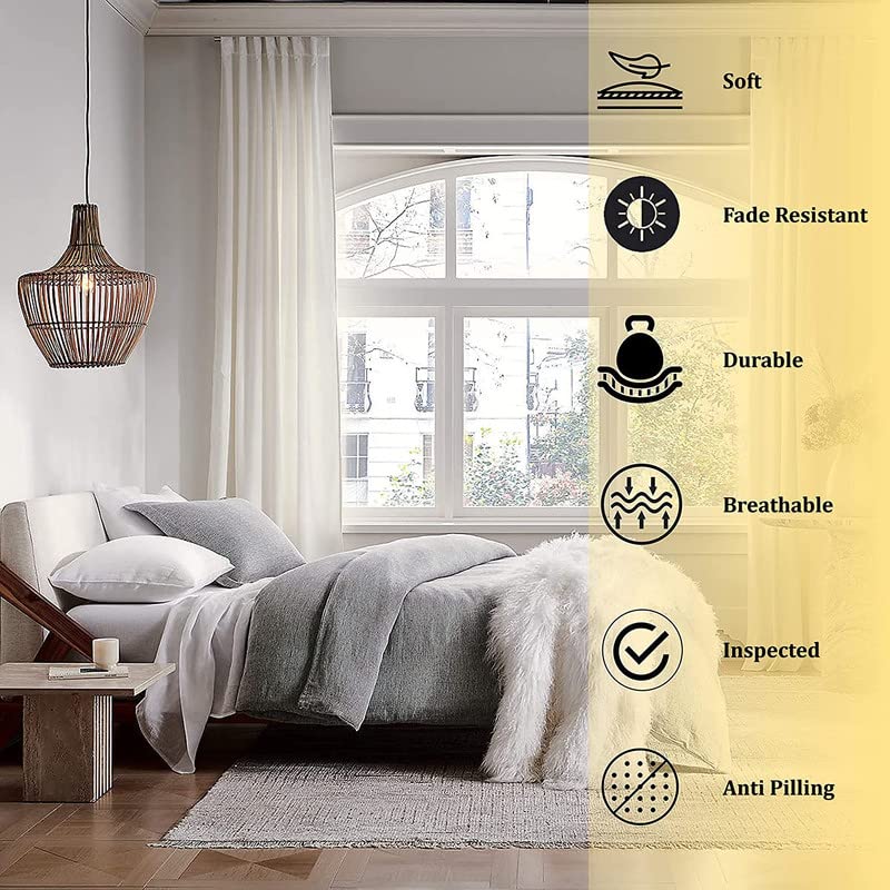 Premium 100% Tencel Lyocell California King Sheet Set - 4 Piece Deep Pocket Cooling Bed Sheets for Hot Sleepers | Ultra Soft Sateen Weave, Breathable & Moisture Wicking - Perfect for Summer Nights & Temperature Regulation (White)