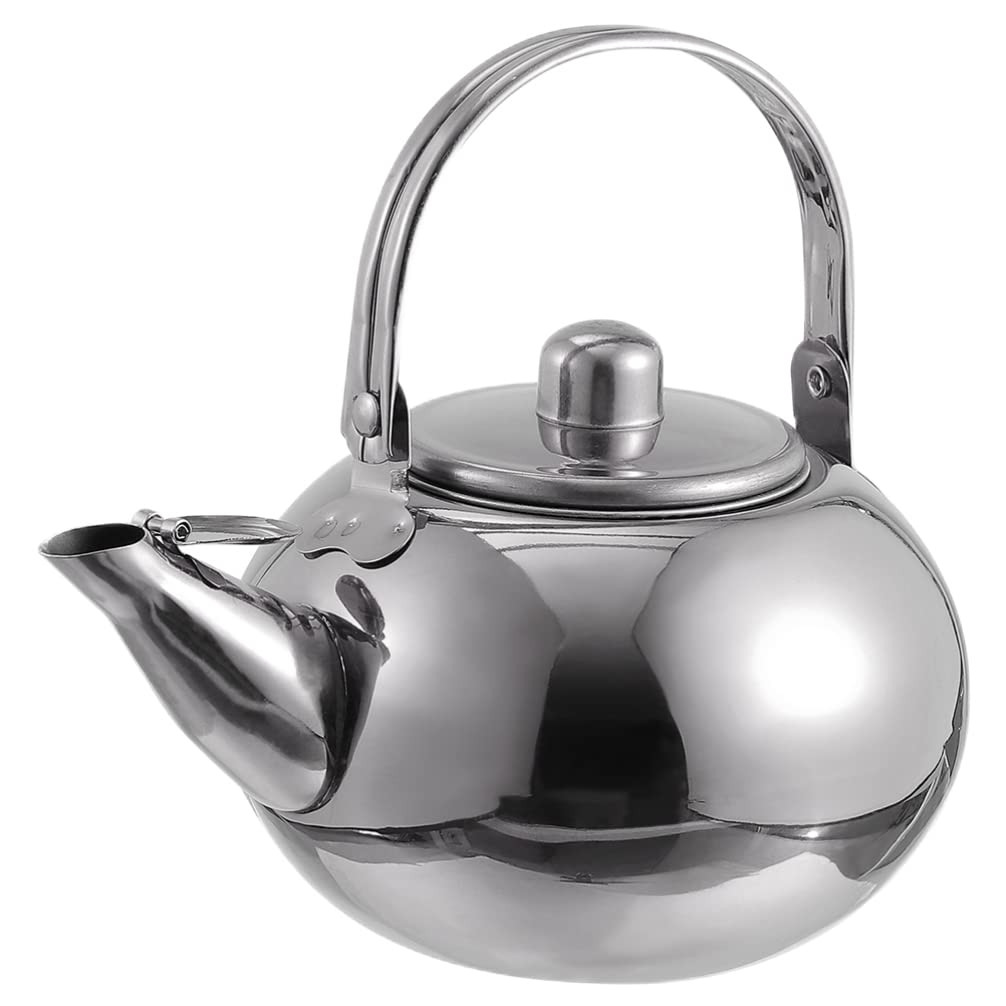 Cabilock 2.5L Stainless Steel Whistling Tea Kettle - Stovetop Whistling Teapot with Ergonomic Handle for Boiling Water, Coffee & Tea - Perfect for Home, Office & Camping Use