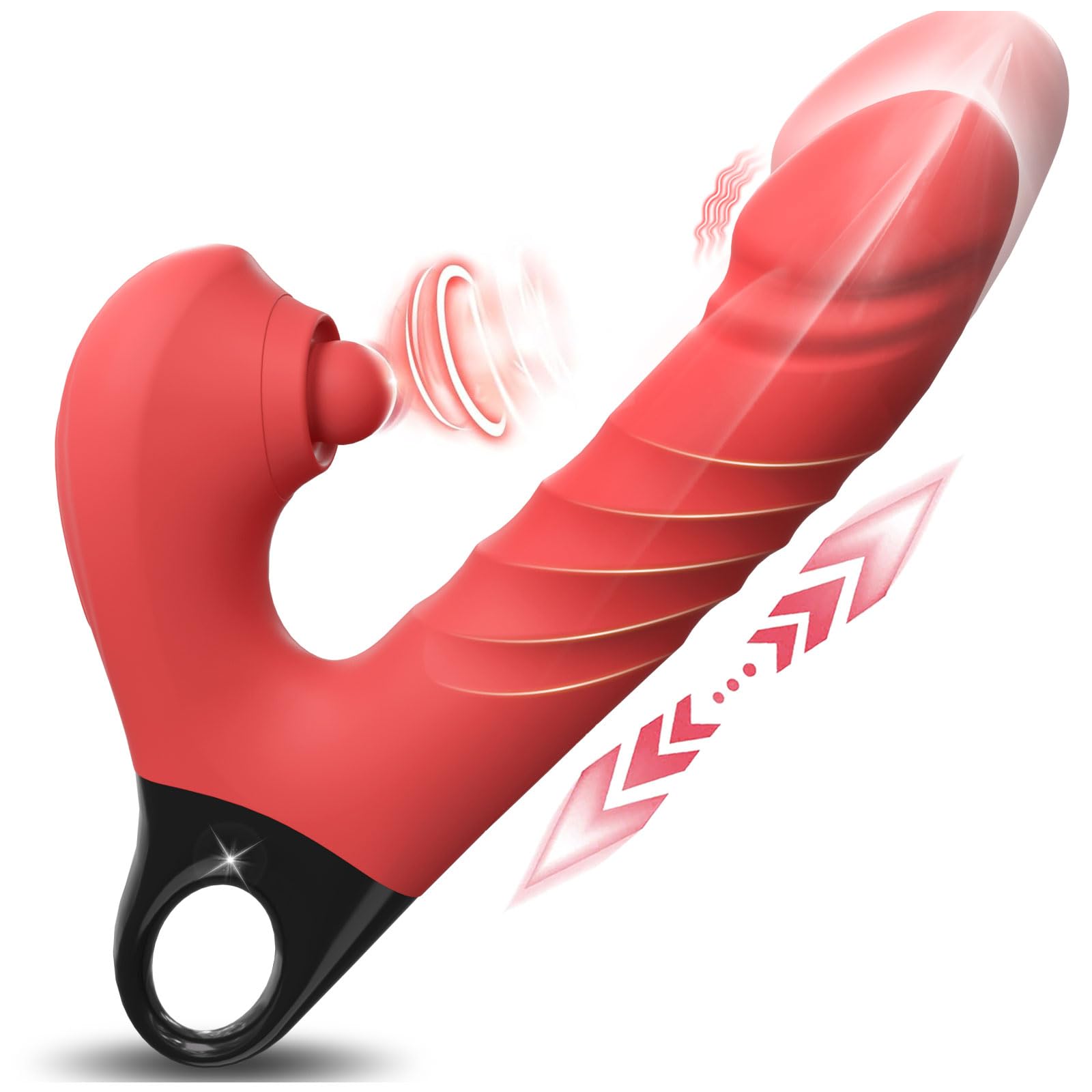 YUKZEN 3-in-1 Rabbit Vibrator with Thrusting & Clitoral Stimulation - 10 Vibration & 5 Pulsation Modes for G-Spot & Dual Pleasure | Adult Sex Toy for Women & Couples | Perfect for Solo Play & Romantic Nights