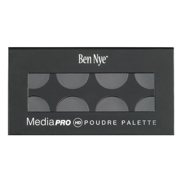 Ben Nye Empty MediaPro Powder Palette - Professional Makeup Palette for Artists & Makeup Enthusiasts - Perfect for Travel, Studio & On-the-Go Touch Ups