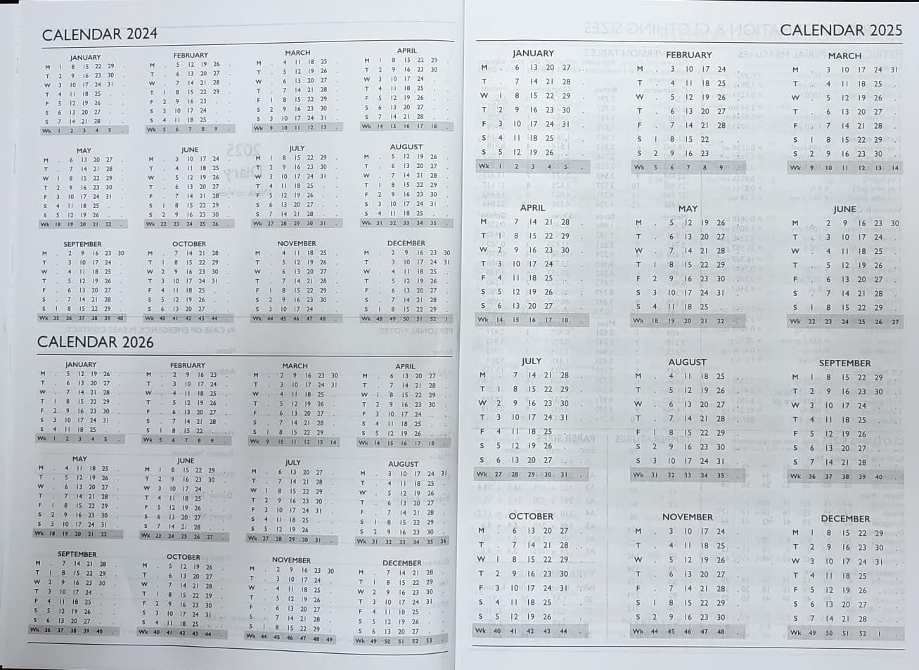 2025 A5 Weekly Planner - Hardback Cover, Multiple Colors | Home & Office Organizer | Perfect for Scheduling, Goal Setting & Time Management