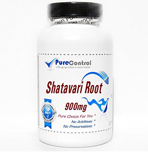 PureControl Supplements Shatavari Root 900mg - 90 Capsules | 100% Pure Ayurvedic Herbal Supplement for Women's Hormonal Balance, Fertility & Stress Relief | Daily Wellness Support