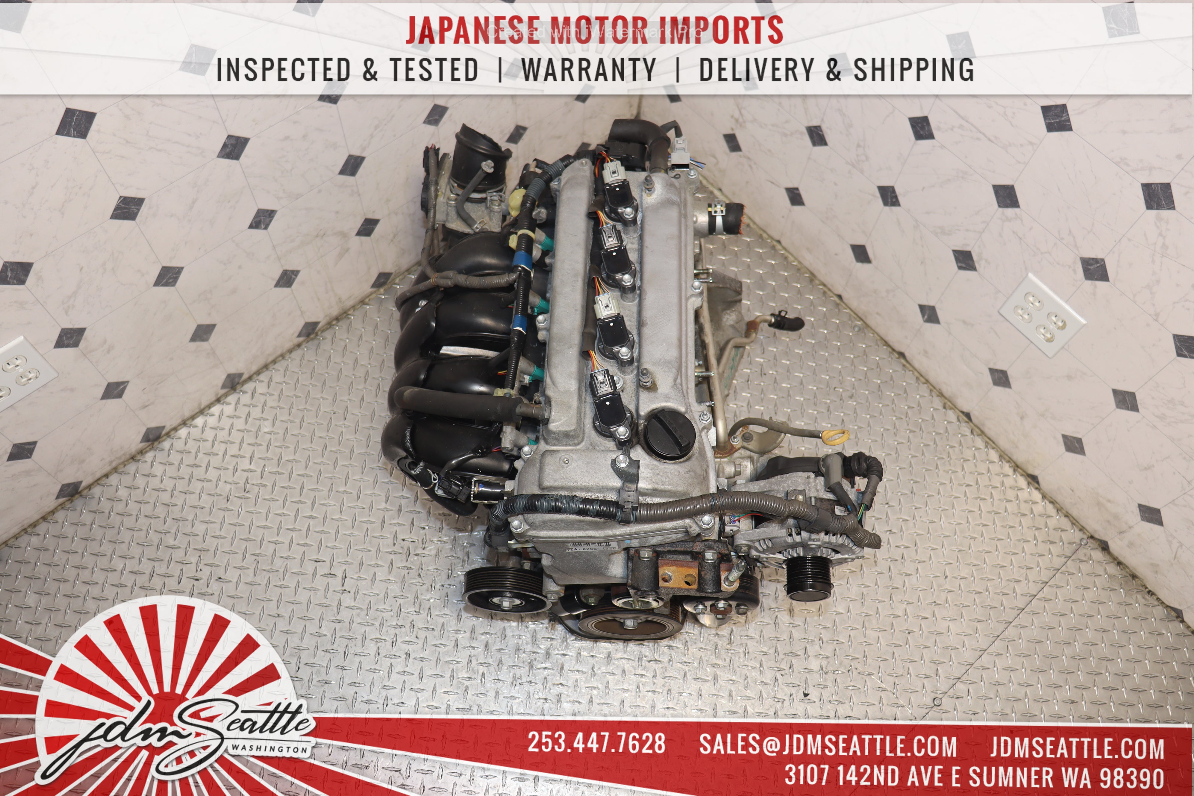 2006-2008 Toyota RAV4 2.4L 2AZ-FE DOHC Engine Replacement - Compatible with JDM Models - Perfect for Performance Upgrades & Engine Rebuilds