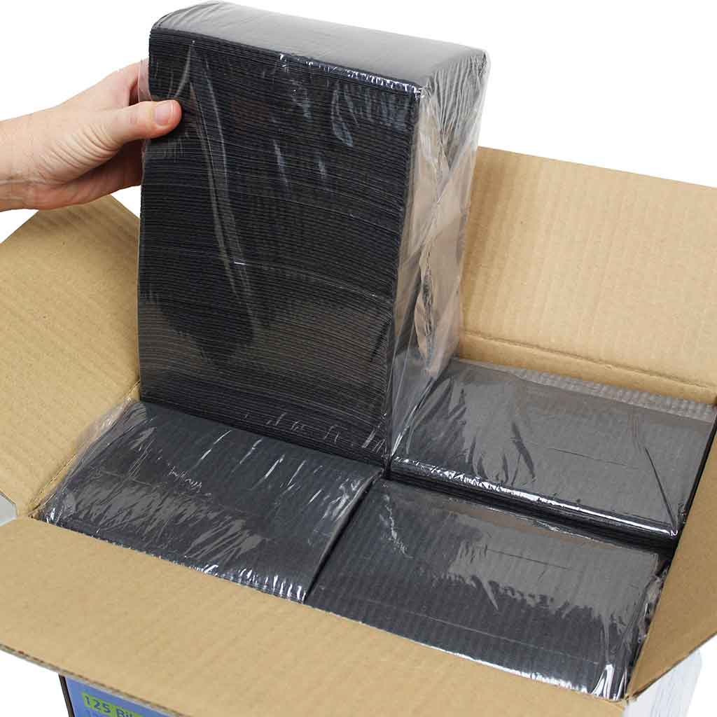 Adenna Disposable Dental Bibs - Black, 100 Count - Soft & Absorbent for Dentist Offices, Dental Clinics & Home Oral Care