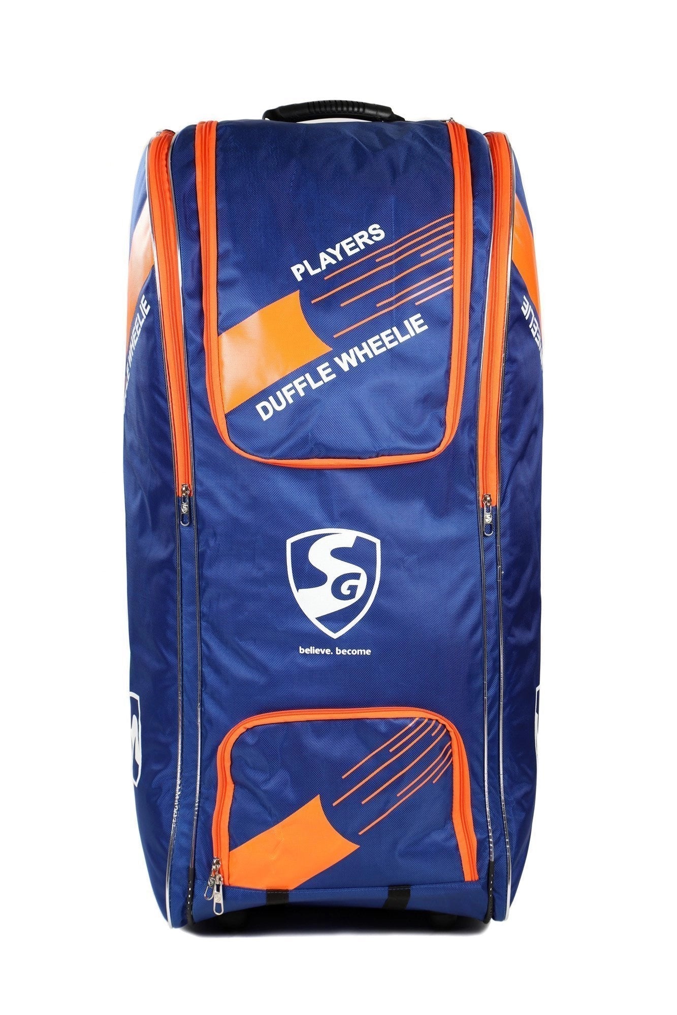 SG Players Duffle Kit Bag with Wheels - Premium Rolling Sports Gear for Travel, Gym & Team Equipment Storage