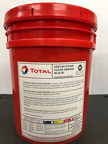 Vestan HTAW Clear #2 Pail - 5 Gallon Plastic Bucket with Handle for Home, Garden, and Industrial Use - Perfect for Storage, Cleaning, and DIY Projects