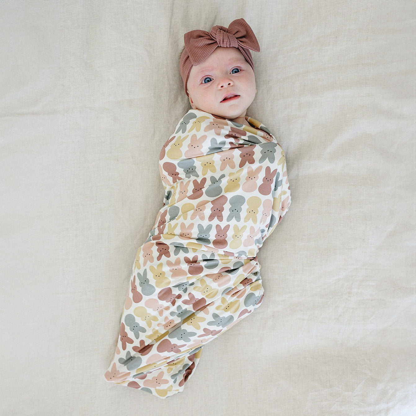 Soft Bamboo Stretch Swaddle Blanket for Baby - Breathable & Comfortable Newborn Wrap for Sleeping, Swaddling, Nursing - Perfect Baby Shower Gift
