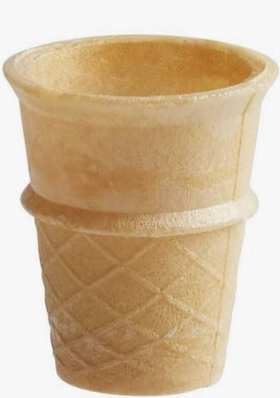 Mini Ice Cream Cones & Dessert Cups - 42 Count (Pack of 8) - Perfect for Parties, Sundaes & Bite-Sized Treats