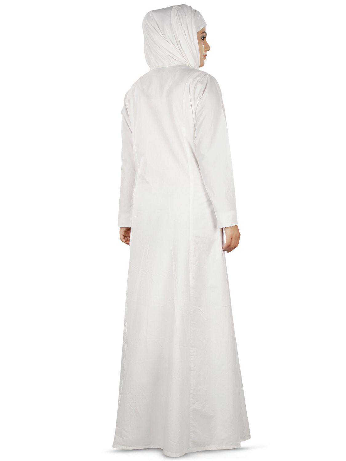 Zuhera Elegant Muslim Prayer Abaya Dress - Modest Islamic Clothing for Women - Perfect for Salah, Mosque, and Special Occasions