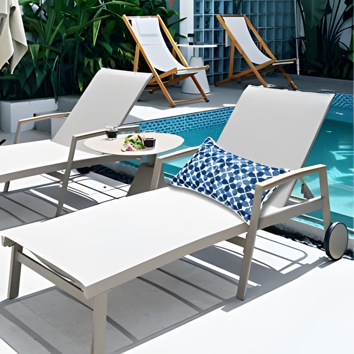 JMGBird Waterproof Outdoor Lumbar Pillows Set of 2 - 12×20 Inch Patio Cushions with Removable Inserts for Garden, Poolside & Deck Furniture - Perfect for Outdoor Relaxation & Back Support