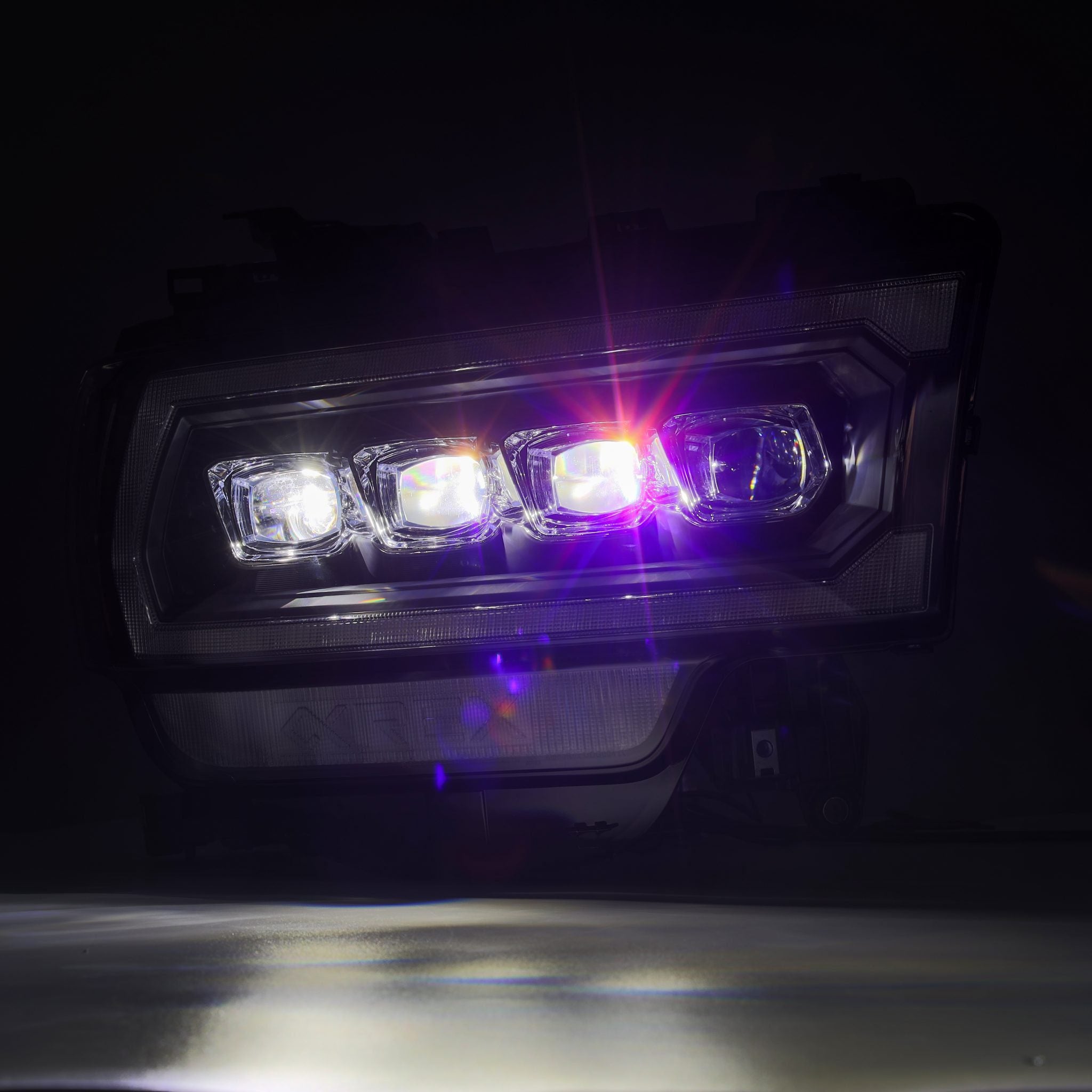 2019-2024 Ram 2500/3500/4500/5500 NOVA Series LED Projector Headlights - Black Housing for Improved Night Visibility | Perfect for Off-Roading & Truck Upgrades