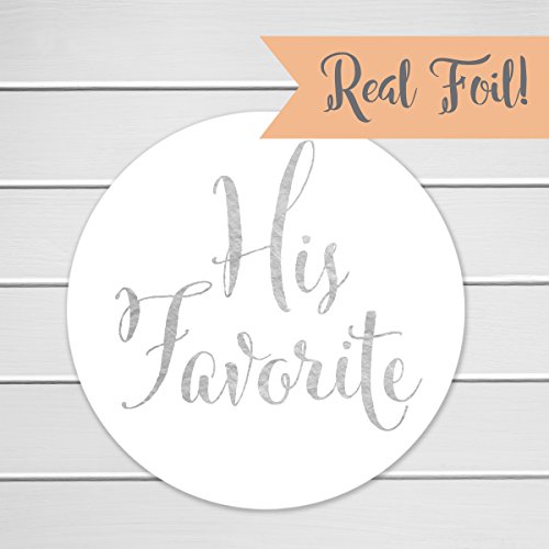 Silver Foil on Glossy - His Favorite