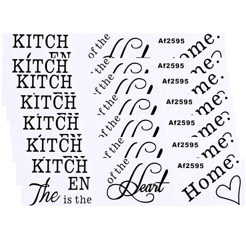 DIY PVC Wall Sticker - Self-Adhesive English Word Pattern Wallpaper for Bedroom & Living Room Decor | Easy Peel & Stick Home Background Wall Art | Perfect for Nursery, Office, or Dorm Room Makeover