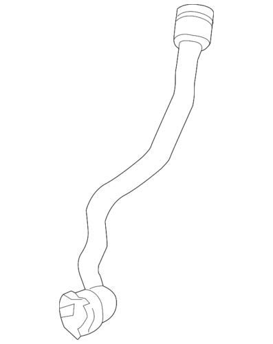 Genuine Mercedes Benz Reservoir Hose 246-501-00-58 - OEM Replacement Part for Cooling System - Perfect for Mercedes Benz Models with Leak Repair & Maintenance