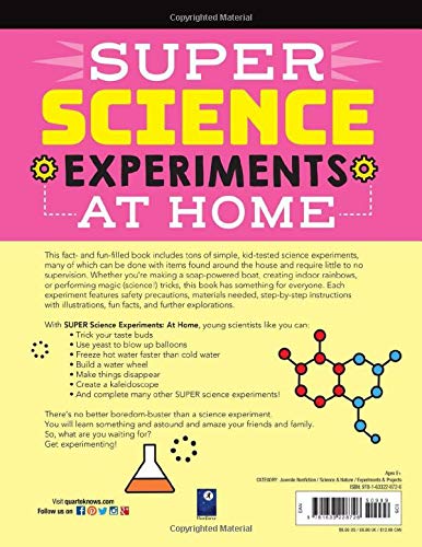 SUPER Science Experiments for Kids at Home - Fun DIY STEM Activities in Kitchen, Bathroom & More! (Volume 1) | Perfect for Homeschooling & Family Learning Projects