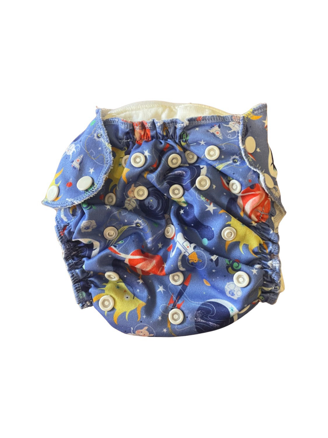 Apple Cheeks Cloth Diaper One Size - Reusable Eco-Friendly Baby Diapers for Newborn to Toddler | Perfect for Daycare, Travel & Overnight Use