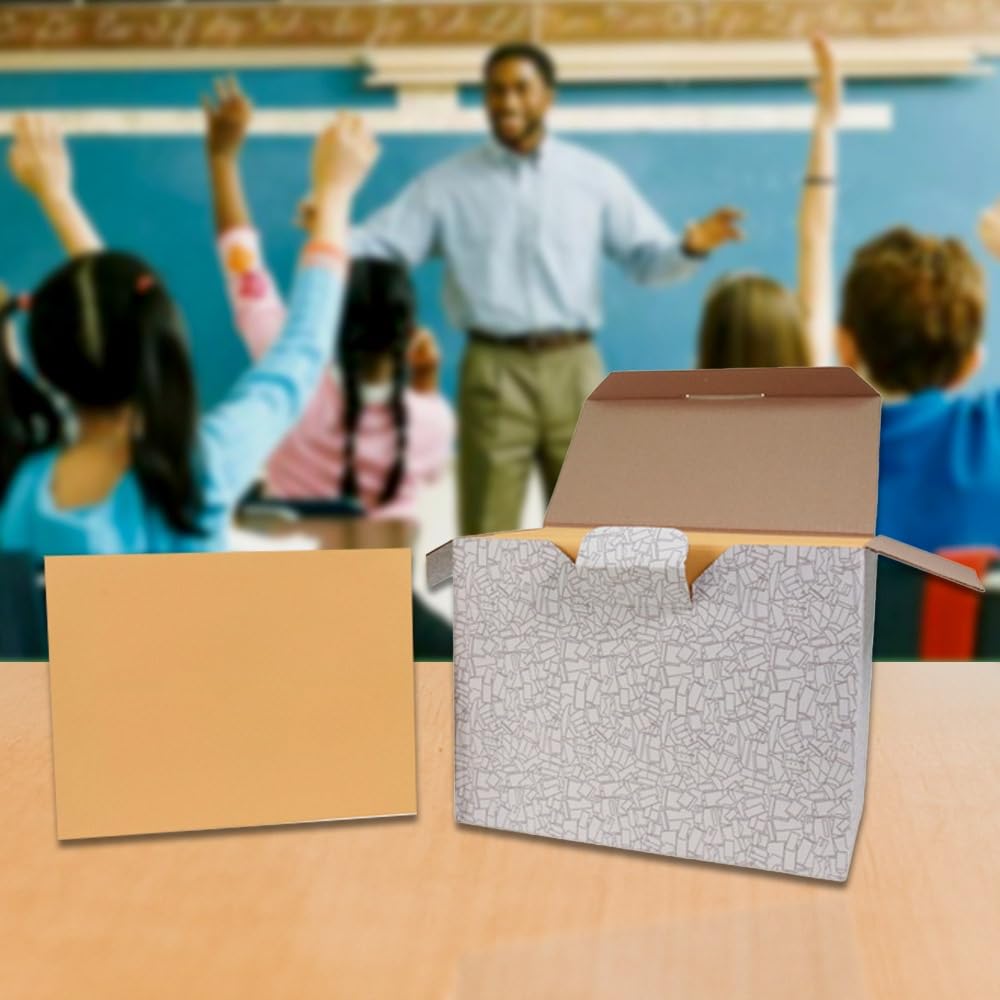 School Smart No Clasp Gummed Flap Envelopes 10x13 Inches - 250 Pack Kraft Brown Mailing Envelopes for Business, Office, School & Mailing Documents