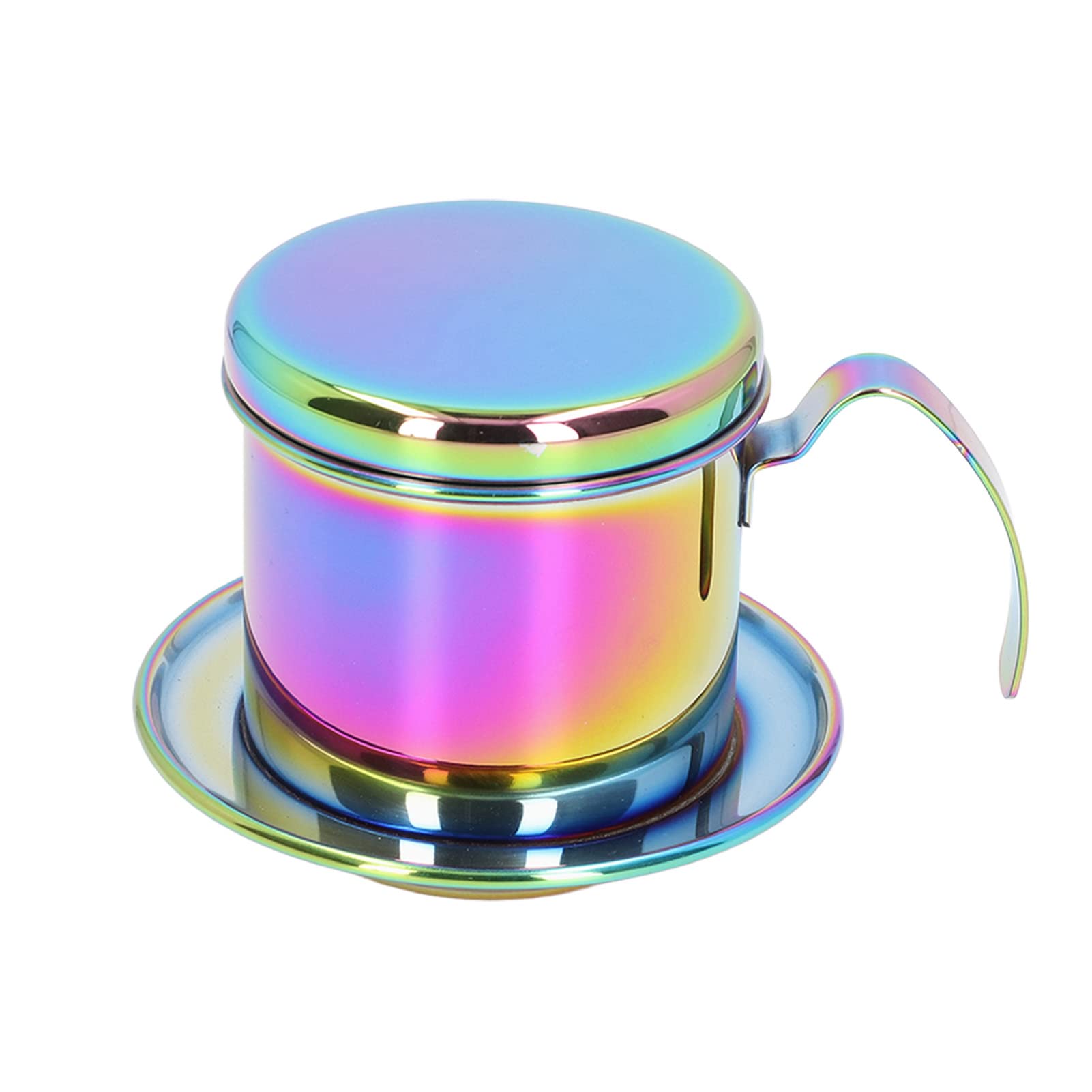 Stainless Steel Vietnamese Coffee Pot - 60ml Drip Maker for Camping & Home