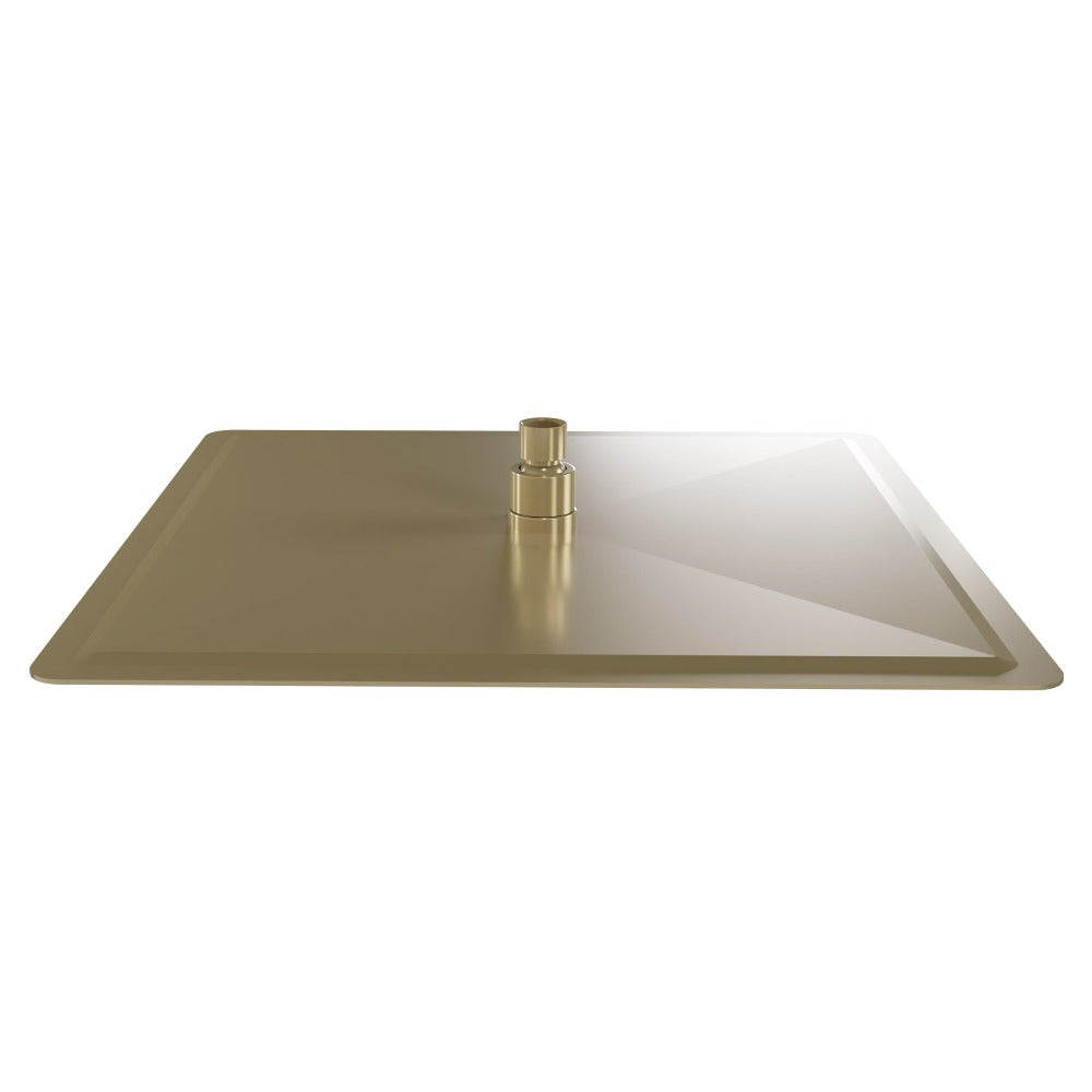 ZLINE Bliss 16 Inch Rainfall Shower Head in Champagne Bronze - High Pressure Luxury Showerhead with Adjustable Angle for Spa-Like Bathroom Experience (BLS H16 CB) - Perfect for Master Bathrooms and Relaxing Showers
