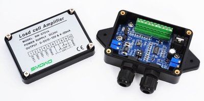 CGOLDENWALL RW-ST01A Load Cell Sensor Amplifier Transmitter with Dual Signal Output (0-10V & 4-20mA / 0-5V & 4-20mA) - Strain Gauge Amplifier for Industrial Weighing Systems, Process Control & Laboratory Equipment